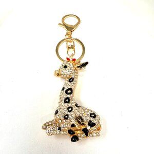 🆕💖NEW REALEASE Crystal Giraffe Handbag Charm